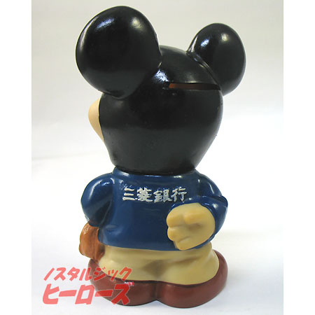 東京三菱銀行 ミッキーマウスの大きな貯金箱-