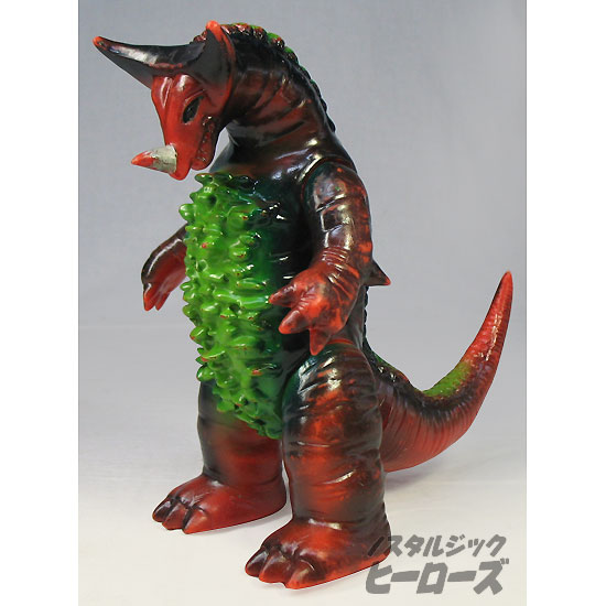 ウルトラマン マルサン ゴモラ 2期 (赤成型色)怪獣 ソフビ 当時品-